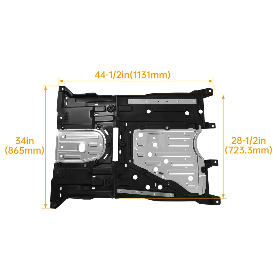 Front Engine Splash Shield Under Cover For Honda Civic 2012 / For Acura ILX 2013 - Image 3 of 4