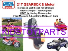 21T OR 23T Electric Motor  GEARBOX FOR THE Power Wheels CARS AND TRUCKS