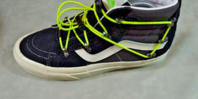 Vans Sk8-Hi Echo Dx Hairy Suede Black Raven Skate Shoe Sz  display picture 2