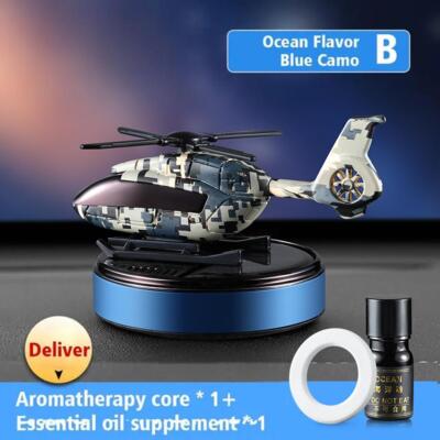 Solar Helicopter Car Perfume Diffuser Long Lasting Car Aromatherapy Freshers`