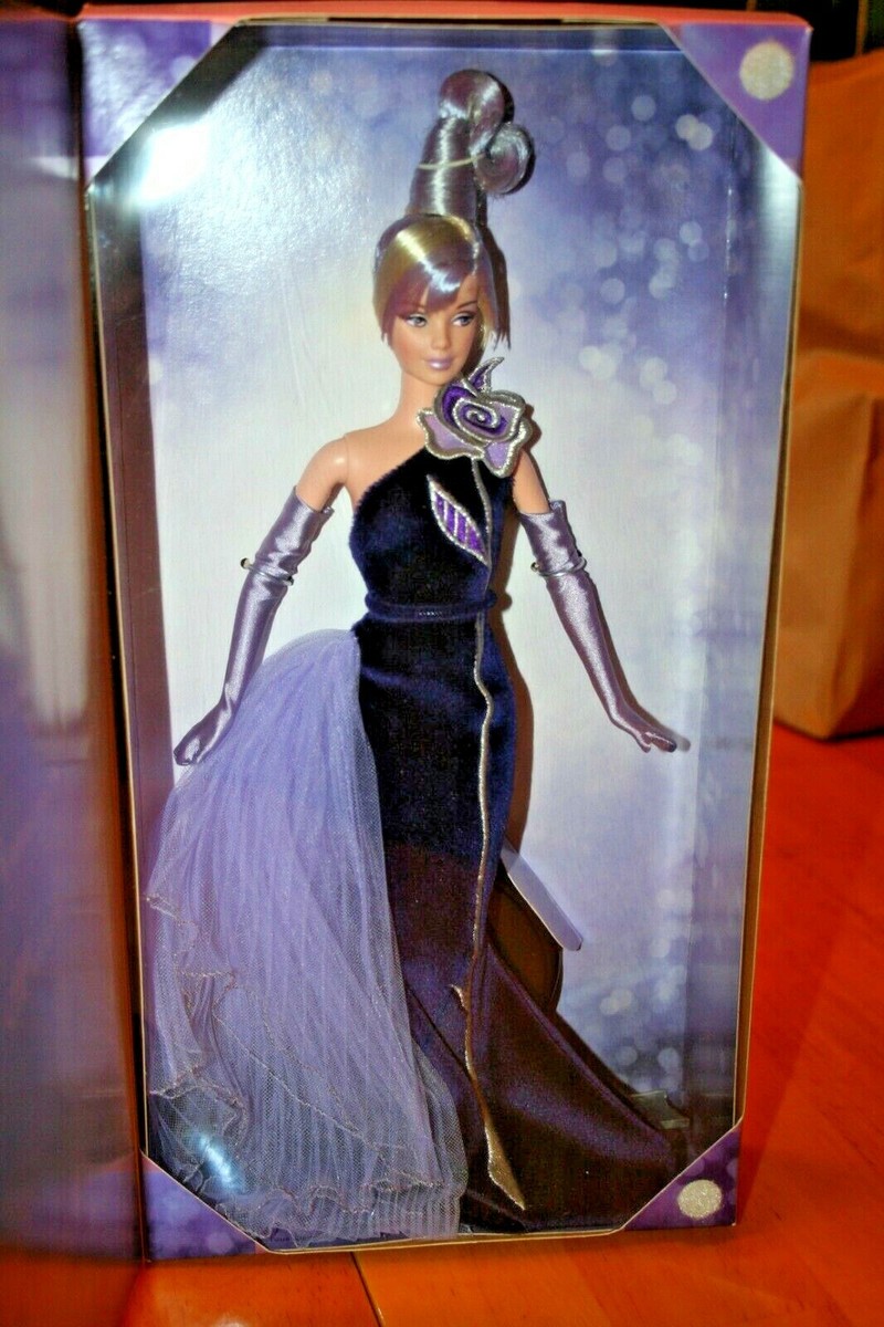 2001 The Sterling Silver Rose Barbie by Bob Mackie Collector