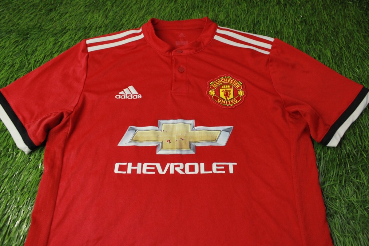 MANCHESTER UNITED 2017/2018 FOOTBALL SHIRT JERSEY HOME ADIDAS