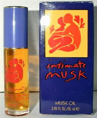 Revlon Intimate Musk Oil ~ 3/8 fl oz. ~ Vintage ~ Boxed