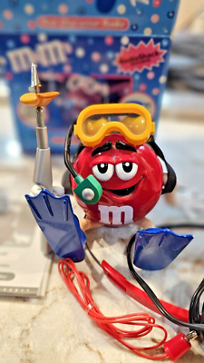 M & M M&M's Red Character Scuba Diver Am/Fm Radio
