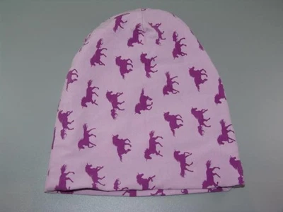 •●♥ Ƹ̵̡Ӝ̵̨̄Ʒ Mütze - rosa lila mit Pferden - Einheitsgröße Ƹ̵̡Ӝ̵̨̄Ʒ ♥●• 7 - Bild 1 von 2