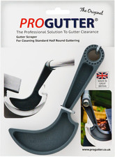 PROGUTTER Half round Gutter Cleaning Scraper Tool Universal Pole Attachment New