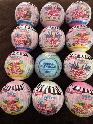 Lot of 12 Bath Bombs Mixed Scents