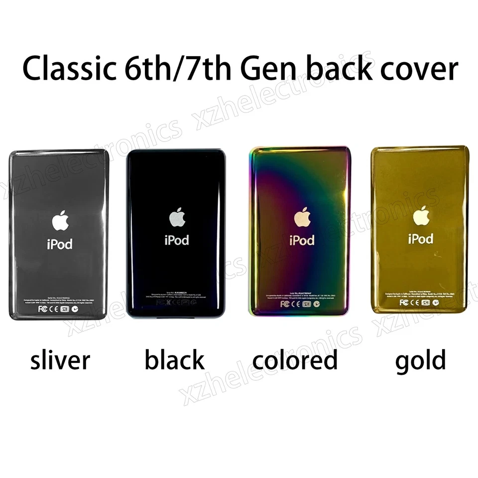 IPod Classic 6/7th Video 5/5.5th back Housing Cover Case Thin/Thick  ALL Colors - Image 2 of 4