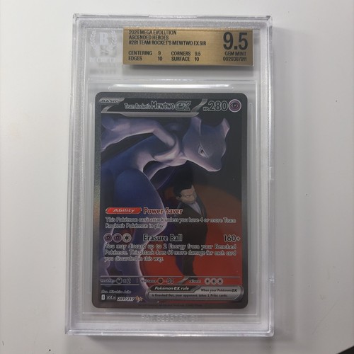 Team Rocket's Mewtwo ex graded BGS 9.5 for sale on eBay