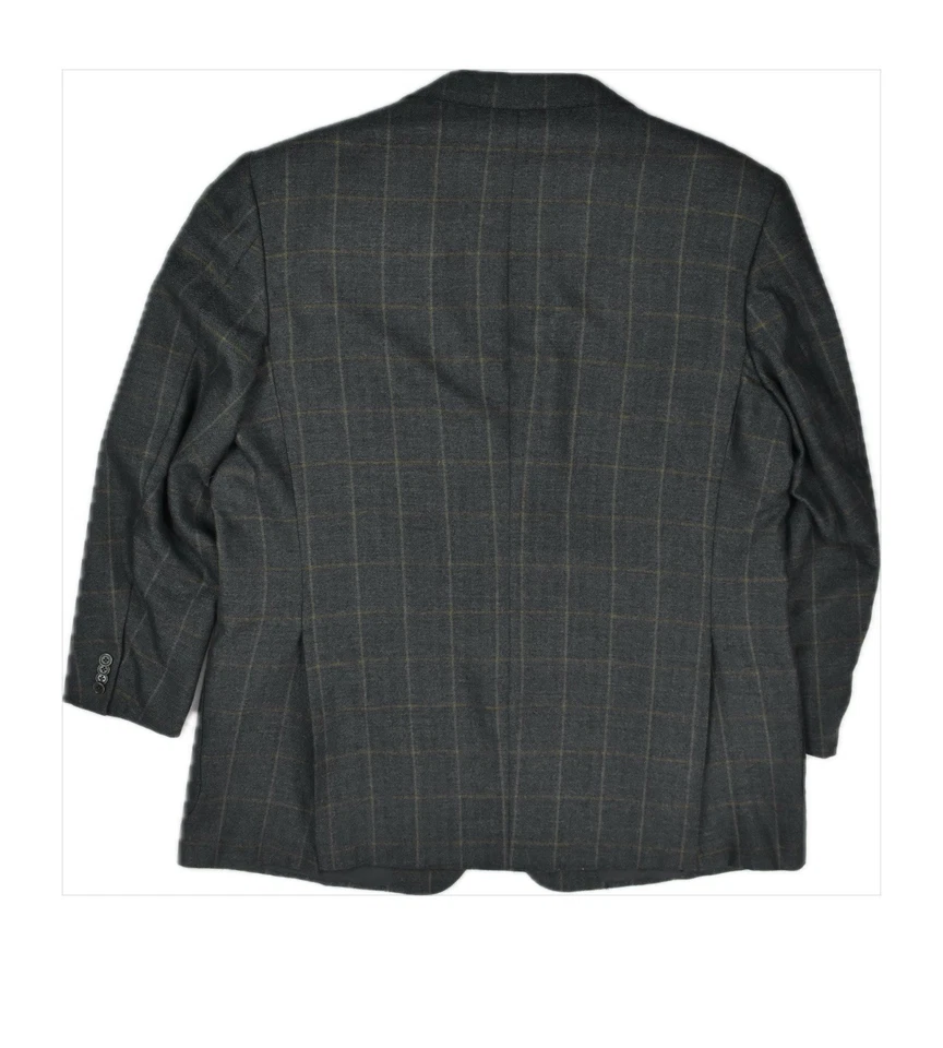 Abrigo Blazer Chaqueta Luciano Barbera Para Hombres Cachemira Deportivo 50 L Como Nuevo Foto 2 de 4