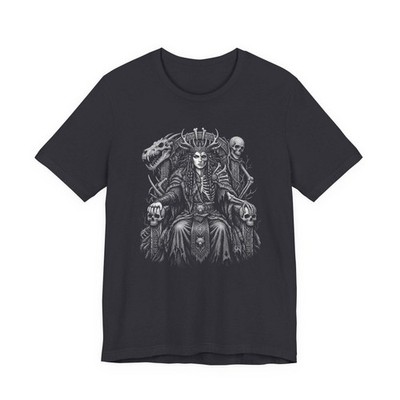 Hel Norse Goddess T-Shirt | Underworld Queen Skull Viking Gothic Tee Shirt