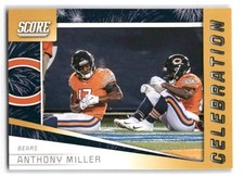 Anthony Miller 2019 Score FOOTBALL #C-8 Chicago Bears Celebration Gold