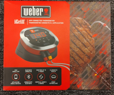 Weber iGrill 2 7203 Digital Bluetooth Thermometer, OBN, K3