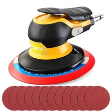Low Noise 6 Inch Da Sander For Auto Body - Lightweight Powerful Random Orbit...