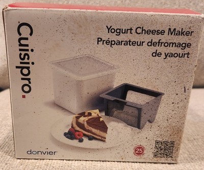Cuisipro Donvier Yogurt Cheese Maker 837426 - NEW
