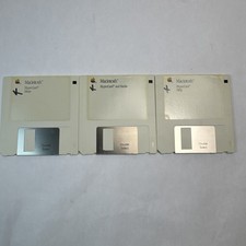 Vintage Apple Macintosh 3.5" Floppy Disk HyperCard Software Set Of 3