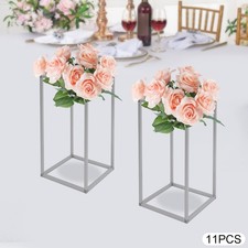11Pcs Flower Stands Flower Holder for Wedding Decorations Rectangular Wedding