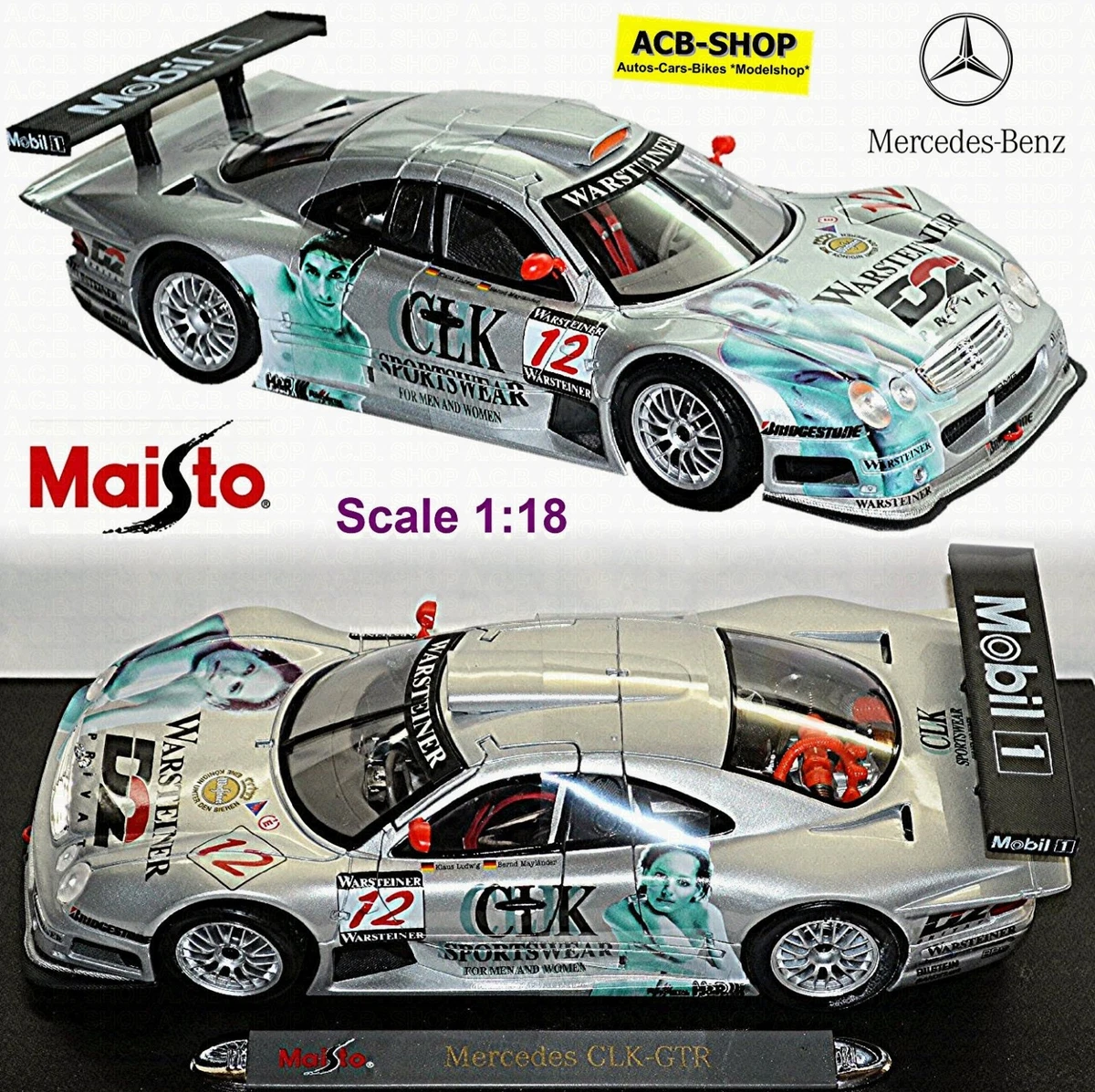 Preços baixos em Maisto Mercedes-Benz em metal fundido Escala 1:18
