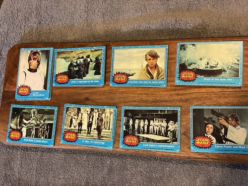 1977 Star Wars Blue Series 1 Complete Set 66 Cards Topps Rare Vintage! EX + - Picture 3 of 10