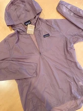 NEW! PATAGONIA Women Houdini Jacket—(XL)—Hooded Windshell—“STORMY MAUVE”