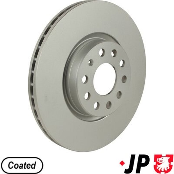 2X JP Group Bremsscheibe JP 1163109500 FüR CC EOS Passat VW 1K1 Seat 3C5 Skoda 7-image