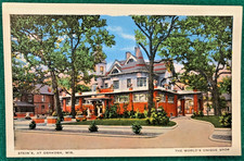 STEIN'S AT OSHKOSH WIS, "The World's Unique Shop", Kropp postcard,
