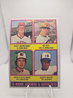 1976 Topps Rookie Catchers & Outfielders - Andy Merchant/Ed Ott/Royle NM-MT!!