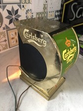 Carlsberg Bar Font Bar Topper Lights Working Vintage Collectable