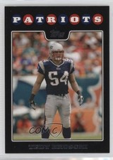 2008 Topps New England Patriots Tedy Bruschi #10 12zm