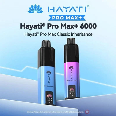 Hayati Pro Max Plus 6000 6K 20mg Kit - Pack of 5