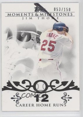 2008 Moments & Milestones Jim Thome (2007 500 Career Home Runs (507 Total)) fm0