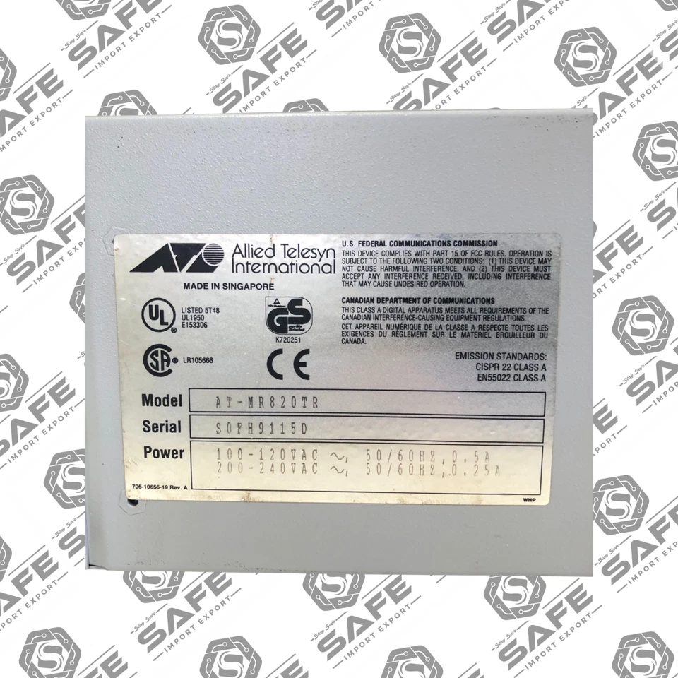 Allied Telesyn International MultiPort Micro Repeater AT-MR820TR 8 Port Hub - Image 3 of 4