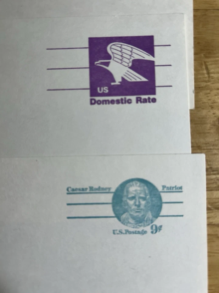 US lot of 9 vintage postal cards 1899-1906 USPS Pre-Stamped Postcards.  1 To 9 C - Image 3 of 4