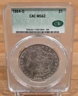 1884-O Morgan Silver Dollar CAC Certified MS62