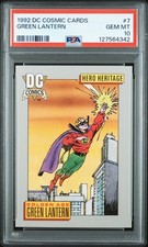 1992 DC COSMIC CARDS 7 GREEN LANTERN PSA 10
