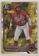 2022 Bowman Chrome Sapphire Edition Prospects Yellow 46/50 Jay Allen 12rb