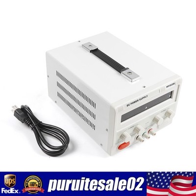 Portable DC Regulated Power Supply 32V 20Amp Precision Adjustable w/ Power Line