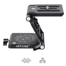 Z Flex Tilt Tripod Monopod Head Flexible Angle Pan & Tilt Head Folding Z Bracket