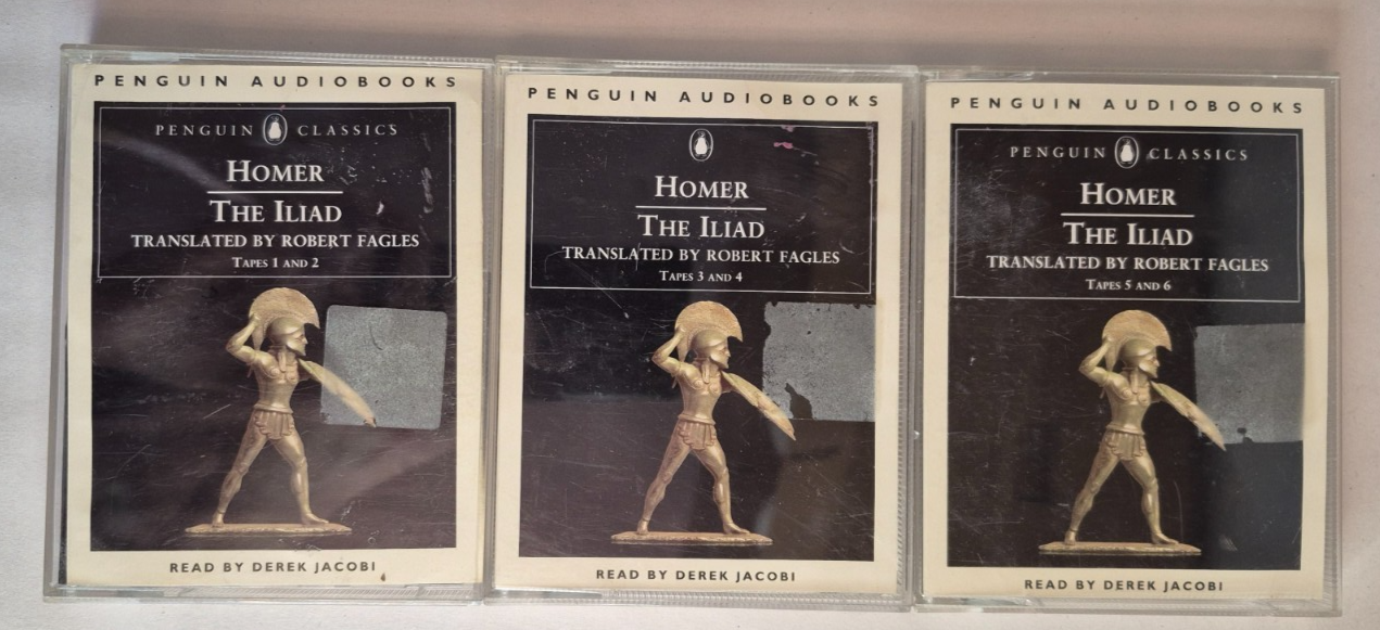 The Iliad by Homer Translated by Robert Fagles Audio Cassette 1993 DEREK JACOBI