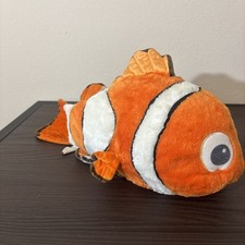 Disney Store Exclusive Pixar 18" Soft Plush Stuffed Finding Nemo Fish Preowned.