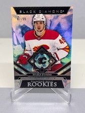 23-24 Jakob Pelletier BDR-JP Calgary Flames Black Diamond Relic Rookie Gems /99
