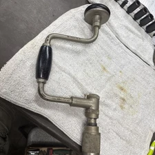 Vintage Stanley #2101A Yankee Bell System 10” Bit Brace Hand Drill