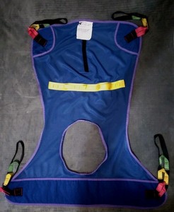 Medline Patinet Sling,Full Body Mesh With Commode, Size Med, MD5MR114