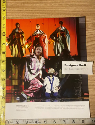 Christina Domas In Madam Butterfly 2006 Met Opera On Stage Scene Book Photograph