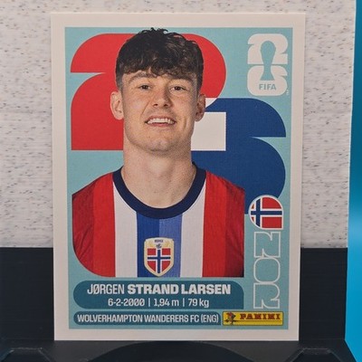 2026 Panini FIFA World Cup Sticker Jorgen Strand Larsen #NOR 18 - Norway