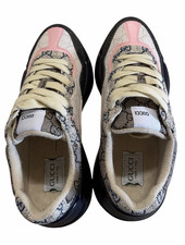 Gucci Herren Sneaker Low Top GG Monogramm Bei...