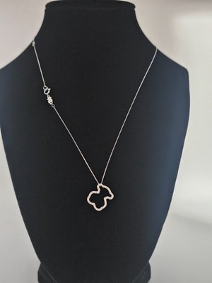 Authentic 925 Sterling Silver TOUS Icon Gems Necklace with pendant