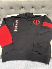 Marvel Deadpool Hoodie S Large Graphic on back Excellent Condition