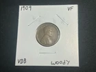 1909 VDB Lincoln Cent VF Improper Alloy Mixture