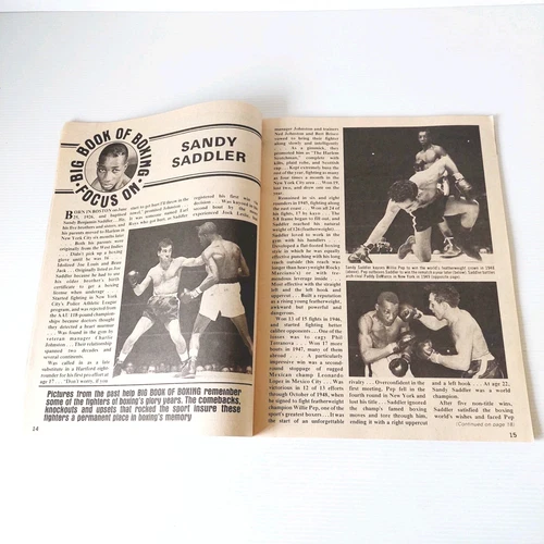 Big Book of Boxing November 1980 ROBERTO DURAN SUGAR RAY LEONARD Cover - 画像6/12